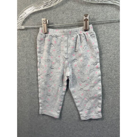 Just‎ One You By Carters Baby Girls 12M Gray Printed Leggings - Picture 2 of 6